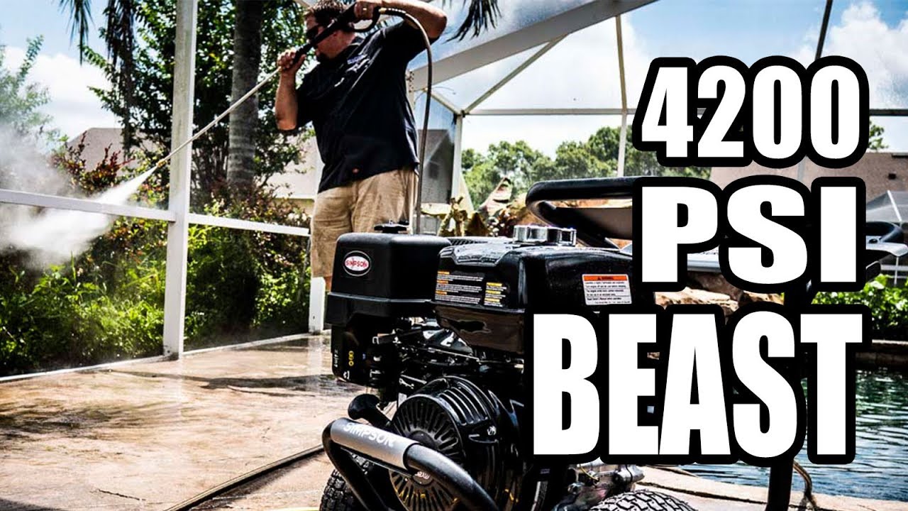 Simpson PowerShot 4200 PSI Gas Pressure Washer Review