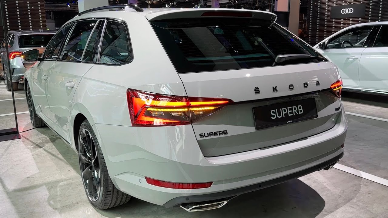 SKODA SUPERB Sportline 2023 - FIRST LOOK & visual REVIEW (Combi 280 HP)