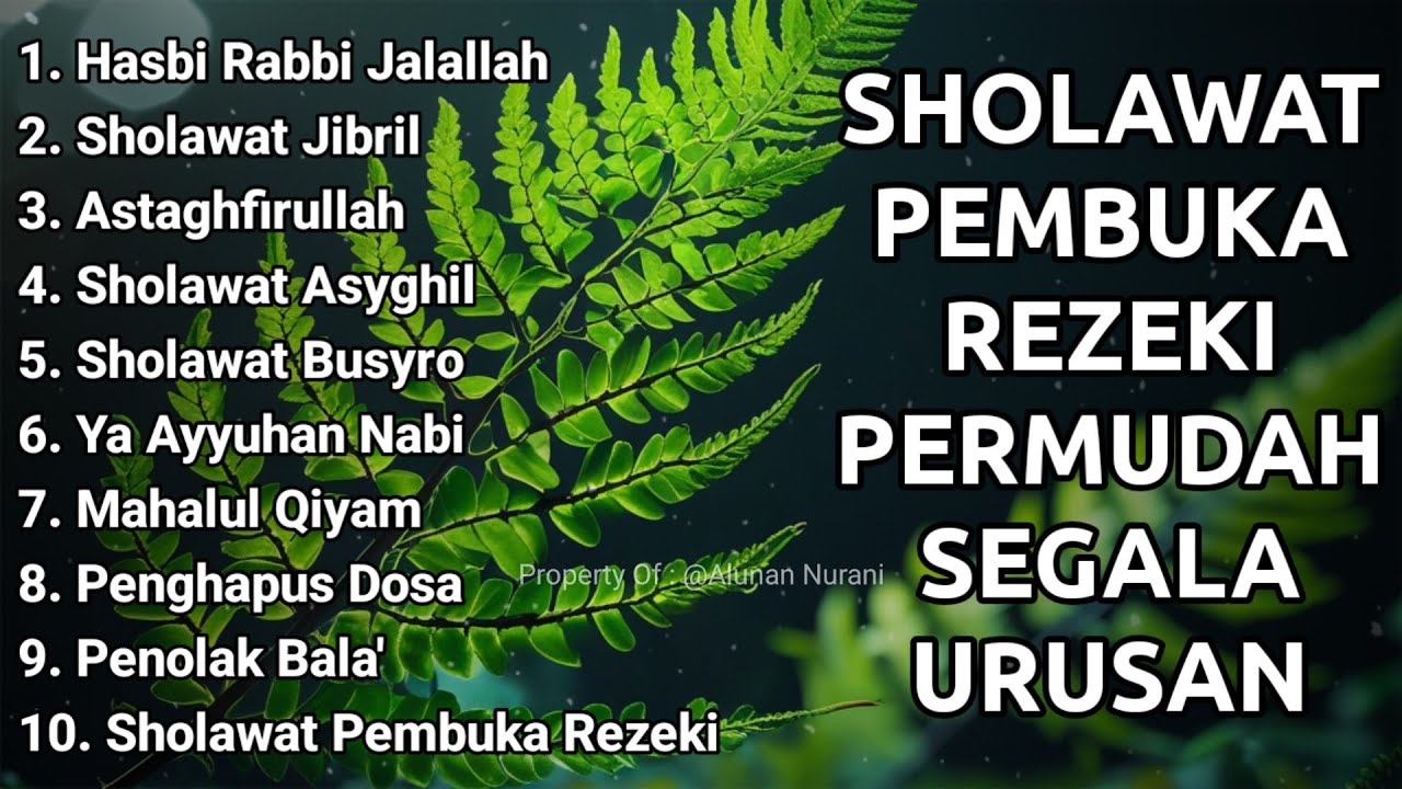 SHOLAWAT JIBRIL PEMBUKA PINTU REZEKI - SHOLAWAT PENYEJUK HATI TERBARU 2026