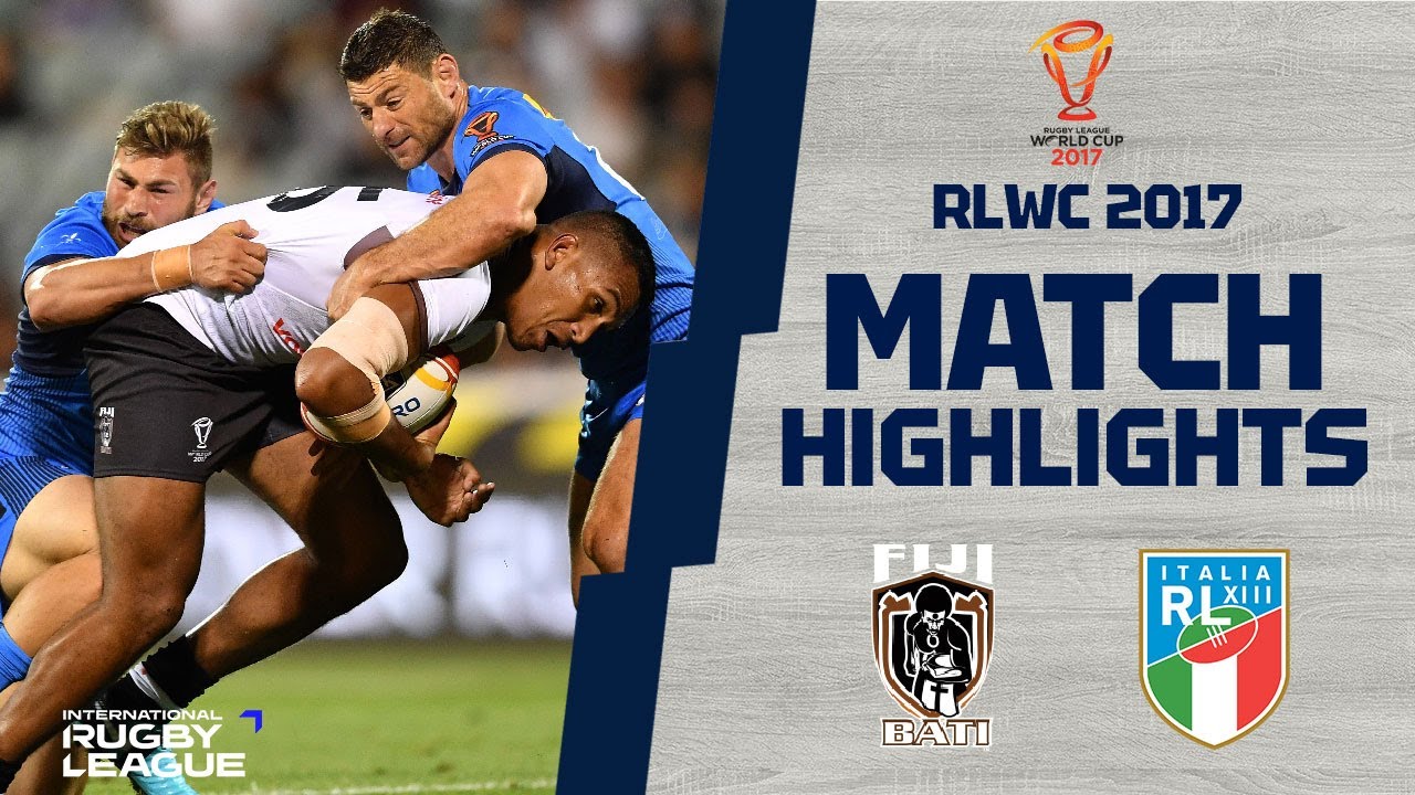 Fiji v Italy | 2017 Rugby League World Cup | Match Highlights