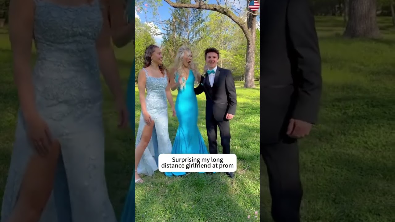 Surprise your long-distance girlfriend #usaus #respect #reunion #couple #familytime