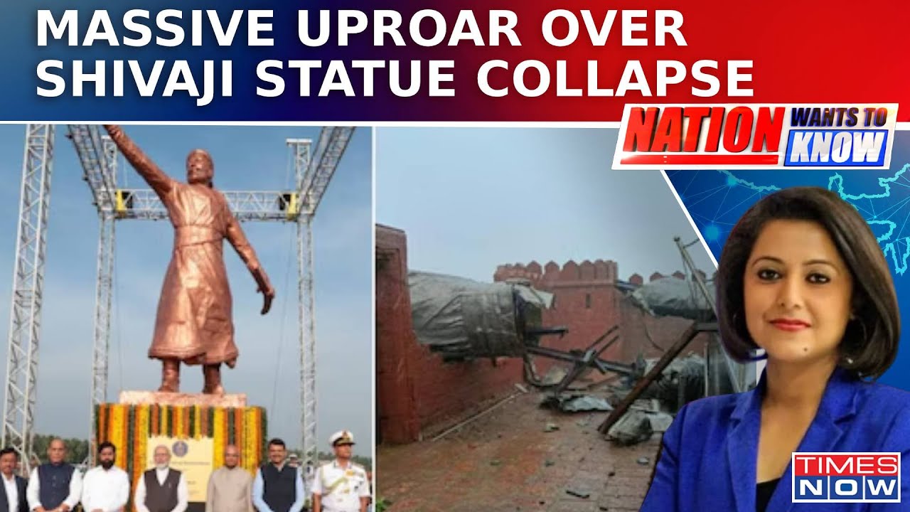 Political Slugfest Erupts Over Collapse Of Shivaji Statue In Maharashtra's Sindhuburg| NWTK