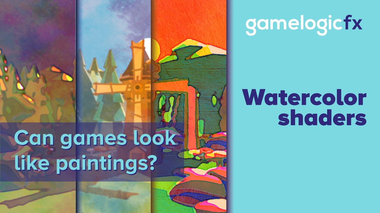 🎨Turn 3D into watercolor magic: step-by-step shader tutorial✨