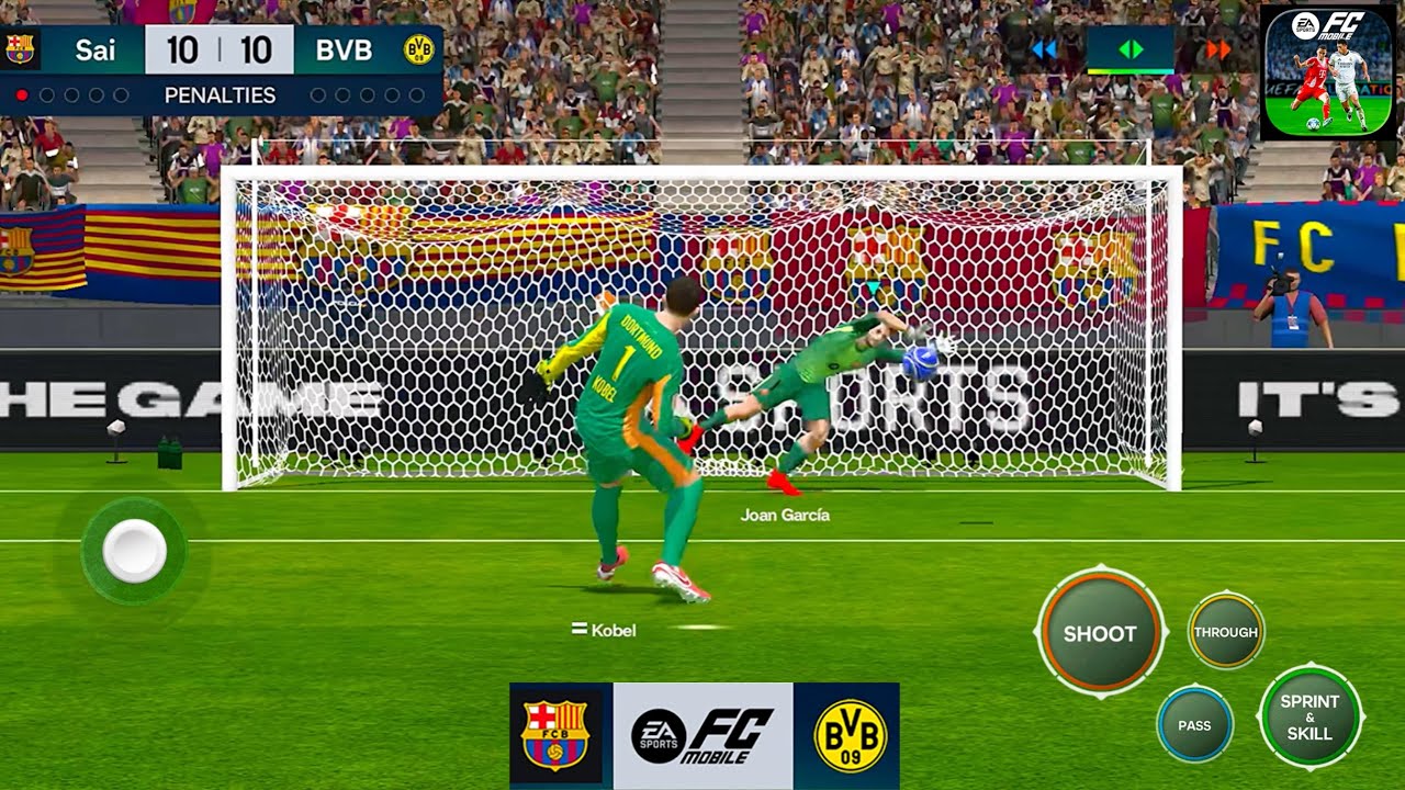 Fc Mobile Penalty Shootout #68 FC Barcelona Vs Borussia Dortmund #fcmobile26