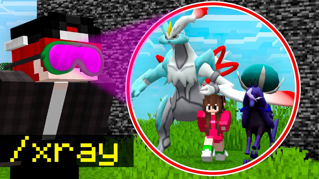 Trollei Minha Namorada com X-RAY no Minecraft Pixelmon