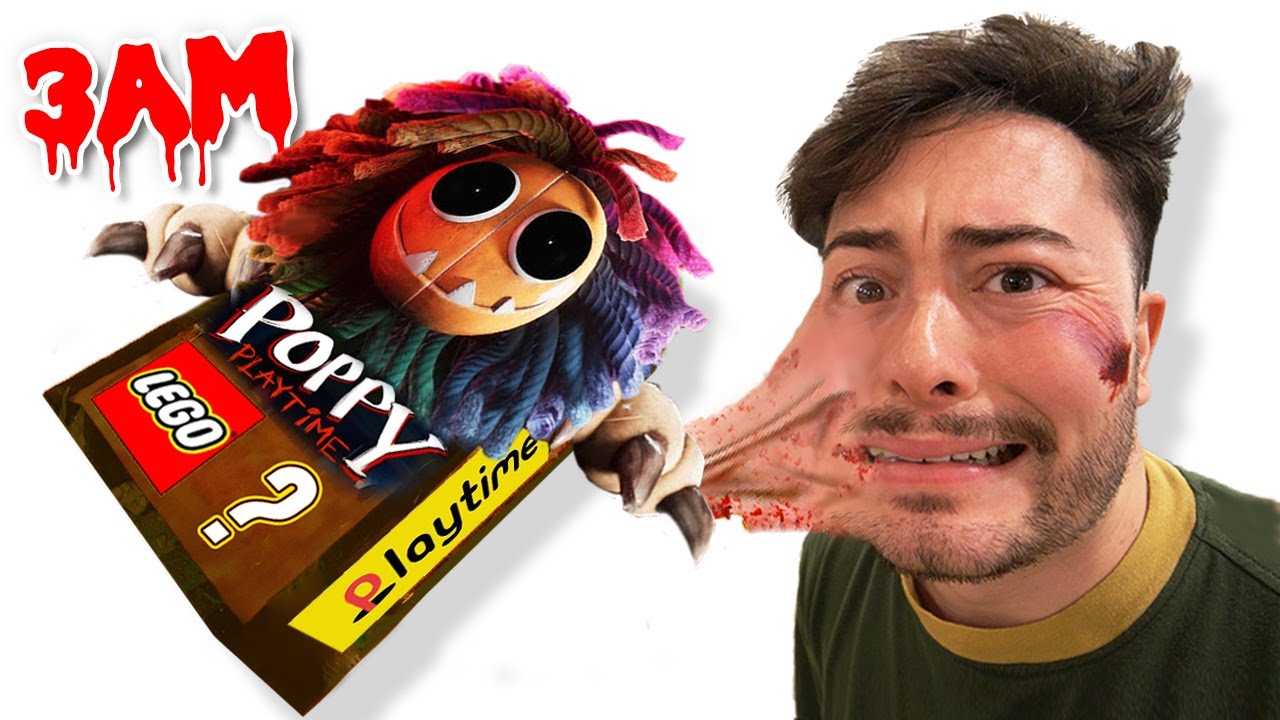 DO NOT UNBOX POPPY PLAYTIME CHAPTER 4 LEGO MYSTERY BOX AT 3 AM!! (CURSED TOYS)