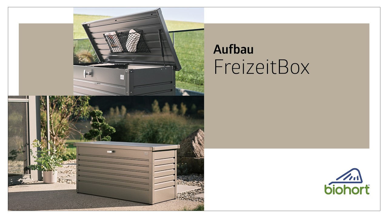 Biohort FreizeitBox - Aufbau