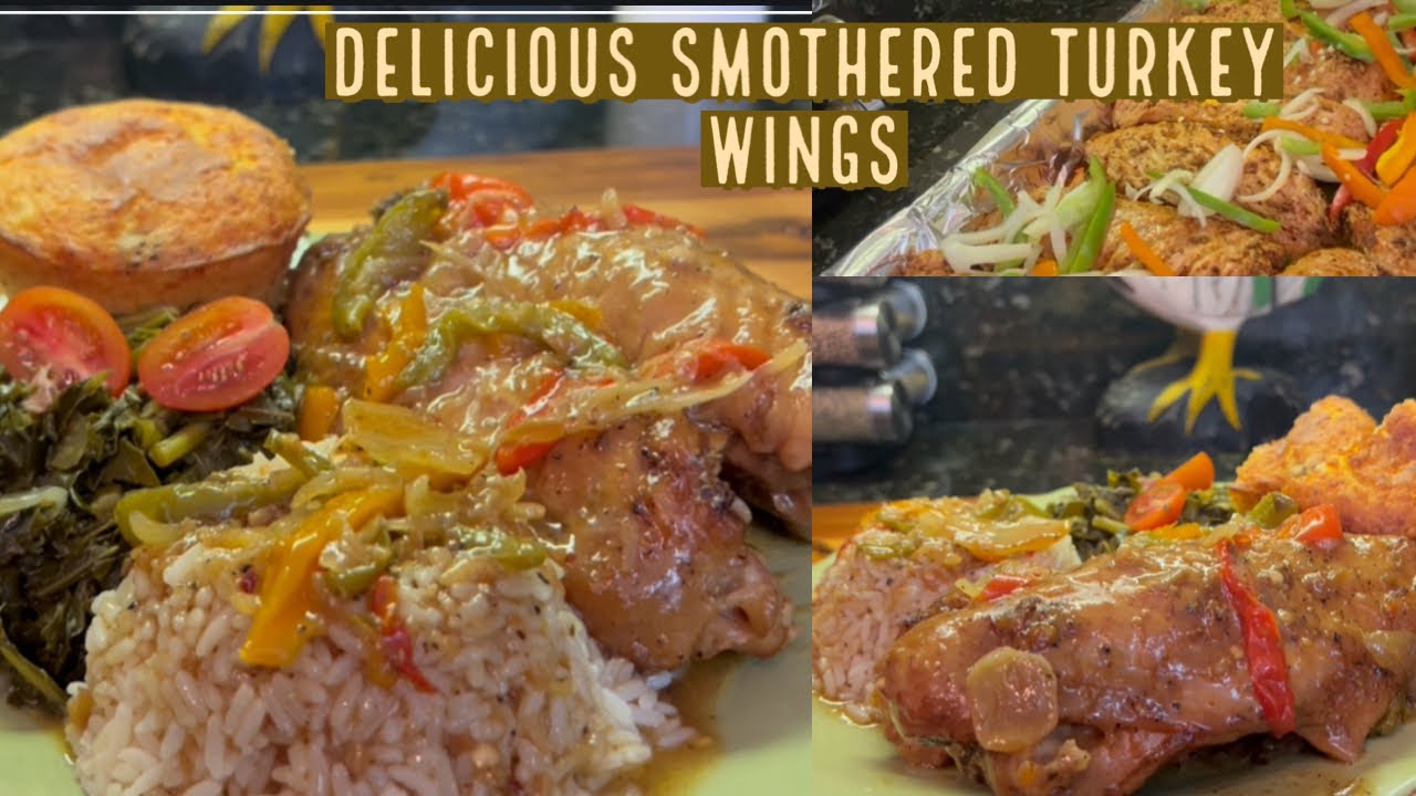 How to make delicious smothered turkey wings