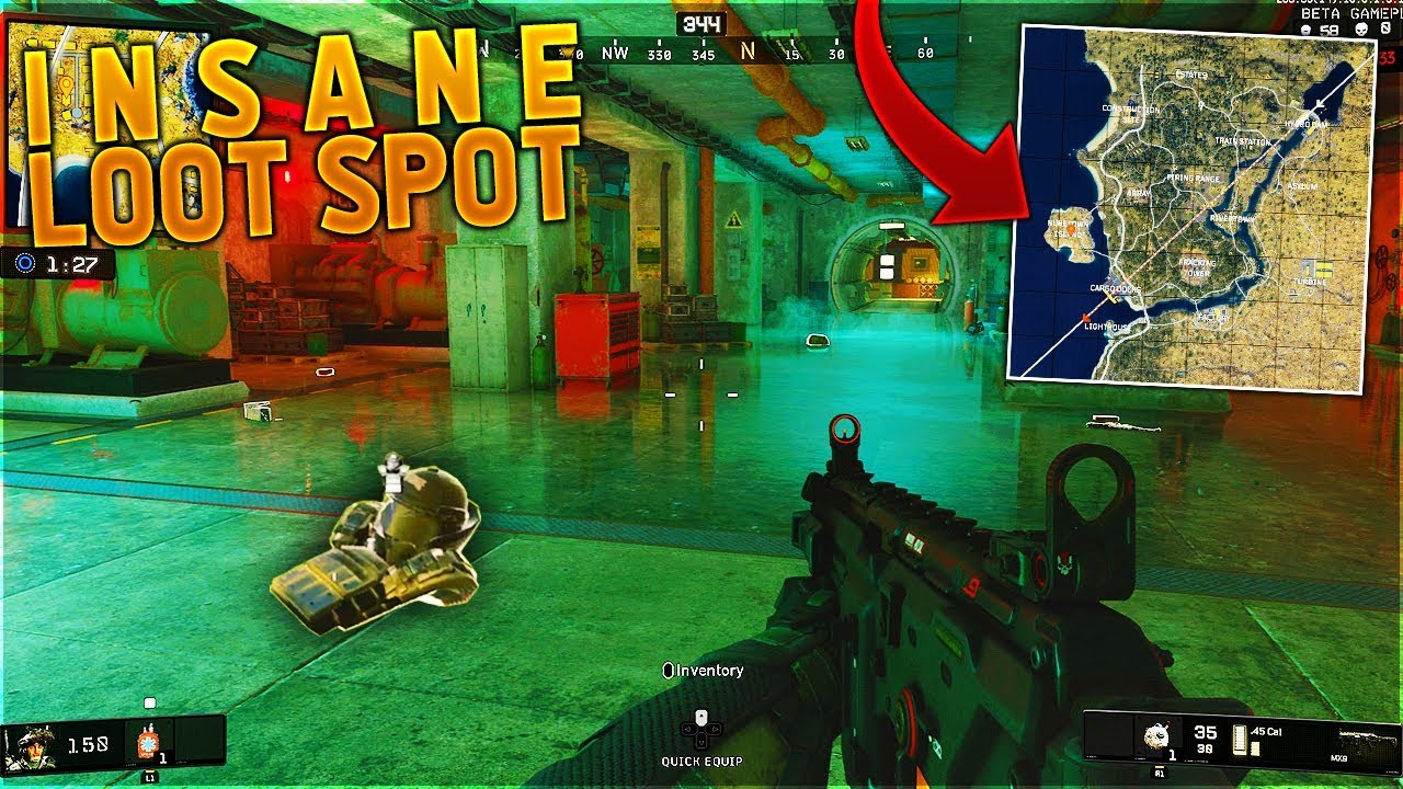 The #1 BEST Place To Find LOOT in Blackout Battle Royale! (BO4 BEST LOOT SPOT)