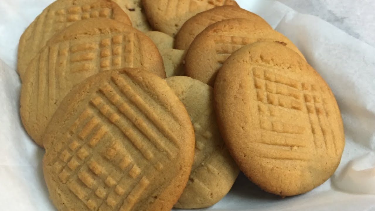 GALLETAS DE MANTEQUILLA DE  MANI {CACAHUATE} DELICIOSA RECETA!