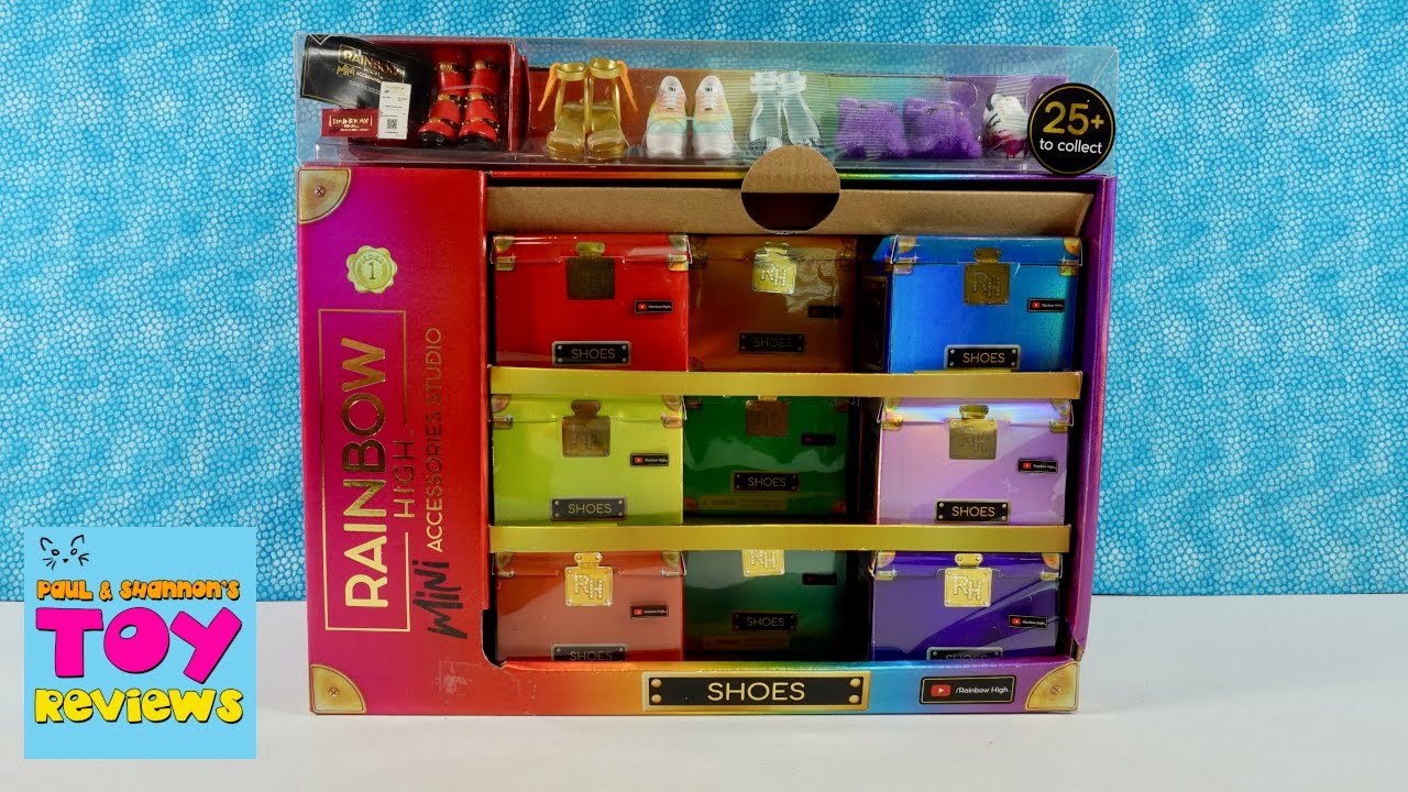 Обзор распаковки мини-аксессуаров для кукол Rainbow High | PSToyReviews