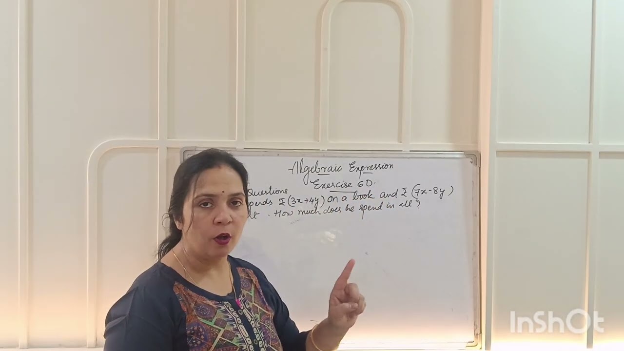 CBSE | New Enjoying Mathematics | Class 7th | Algebraic Expression| Exercise 6D | Q6 to Q10| Part 11