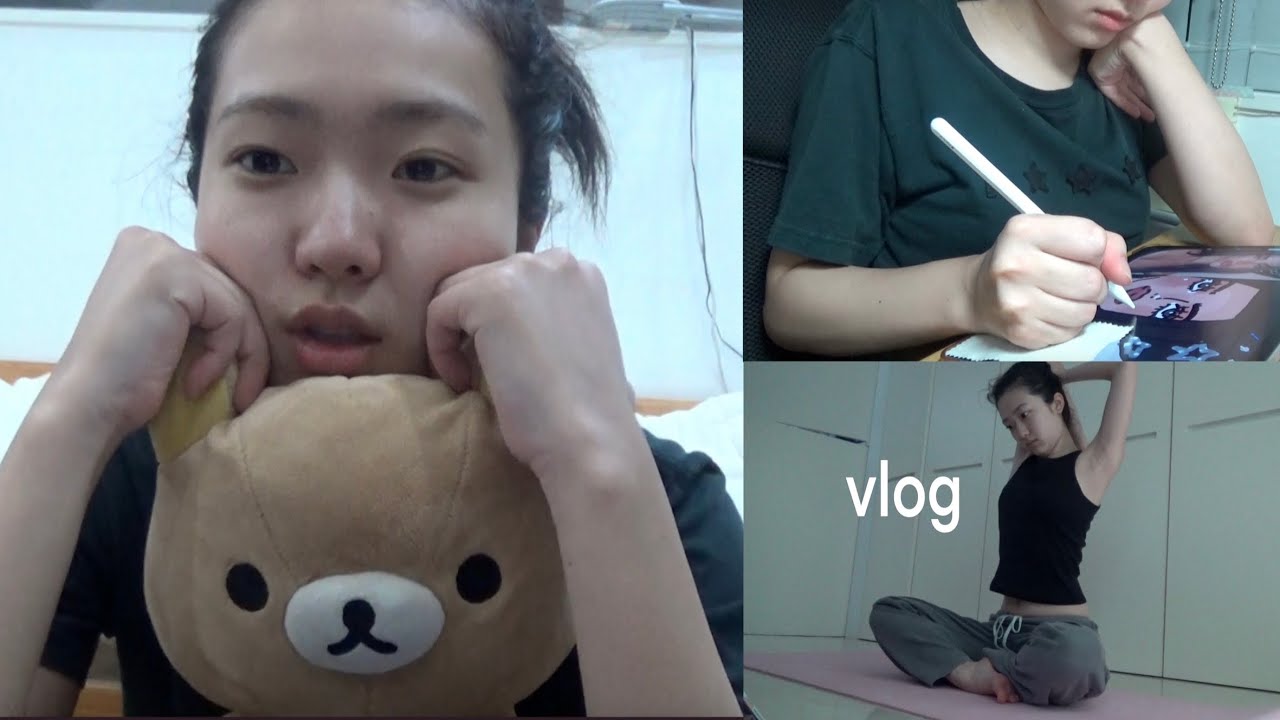 風邪やばいけど締切間に合わせるvlog