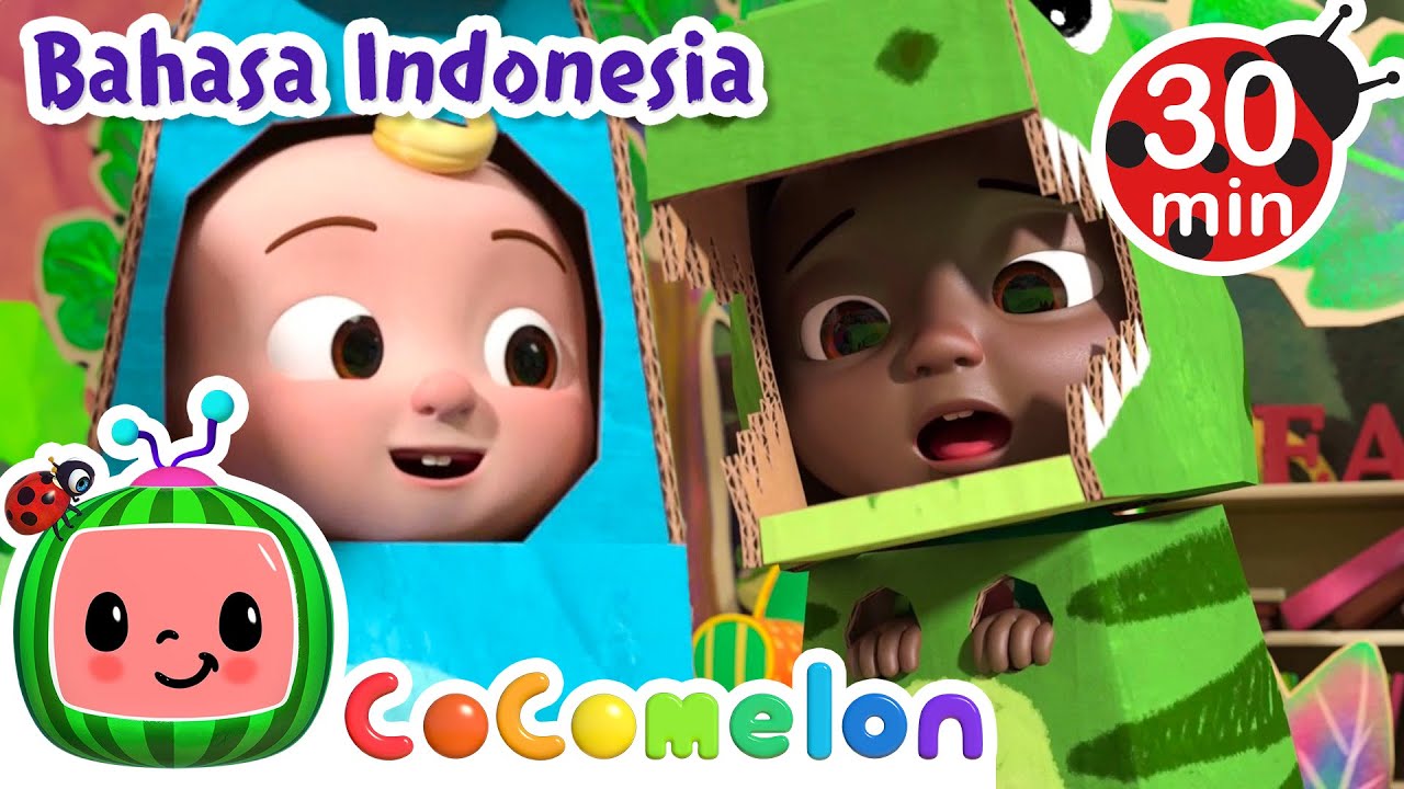 Lagu Dinosaurus | CoComelon | Kartun dan Lagu Anak | Moonbug Kids Indonesia | Nursery Rhymes