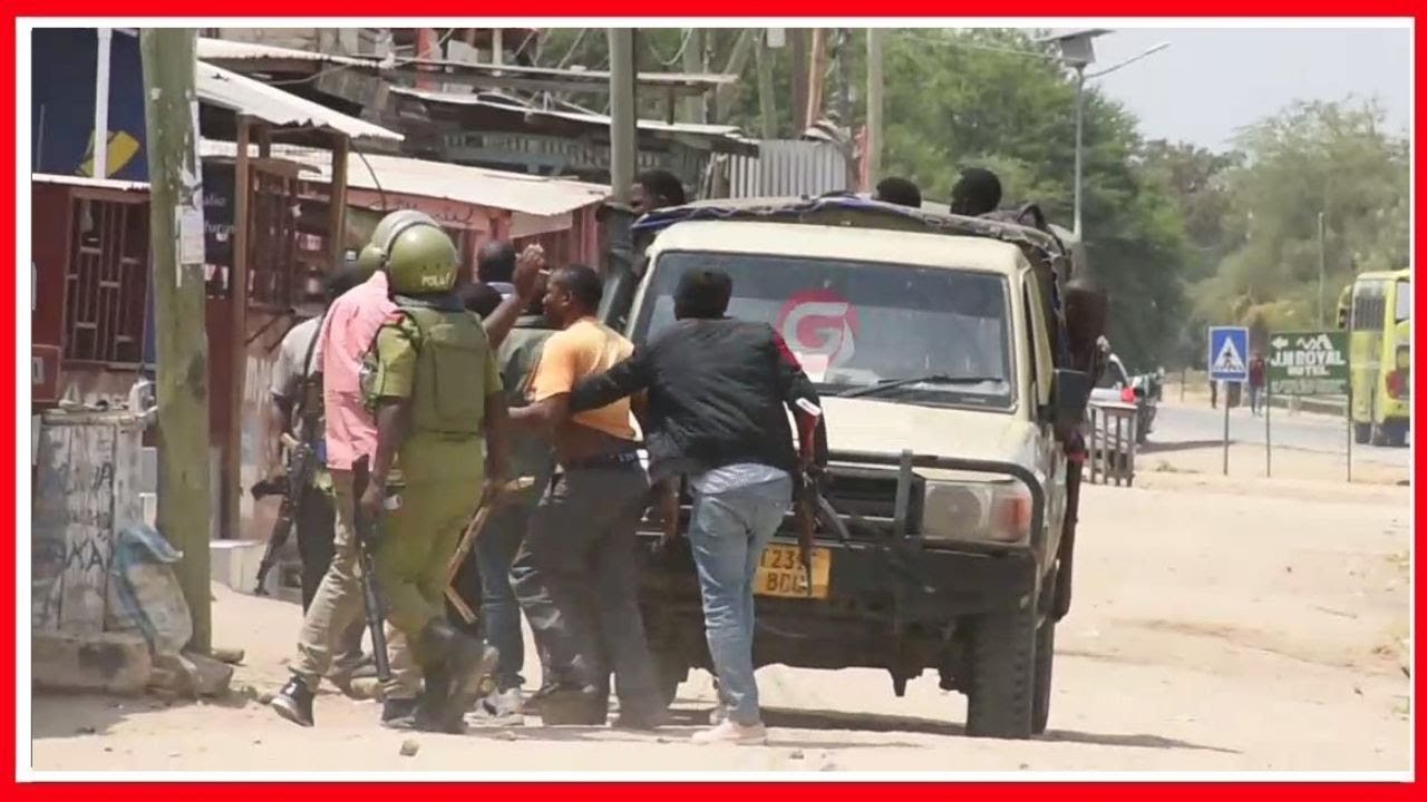 WATU 108 WAKAMATWA MAANDAMANO SIMIYU - WAJARIBU KUCHOMA MOTO KITUO cha POLISI - MABOMU YAPIGWA...
