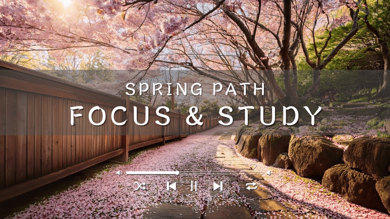 Japanese Spring Path BGM — Focus & Study — Breeze #02 | 2 Hours | Yūgen Sounds