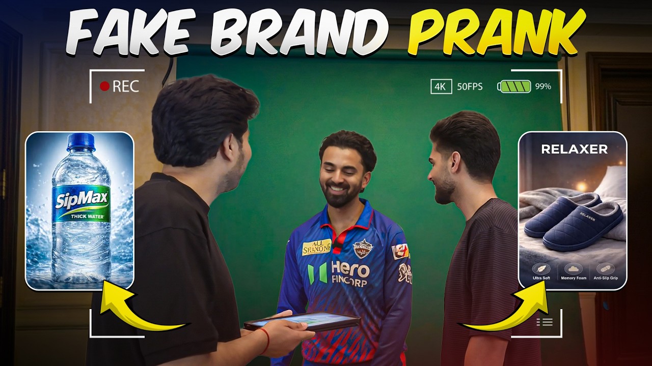 Розыгрыш с поддельным брендом от парней из Дели 😂 | Delhi Capitals | IPL 2026