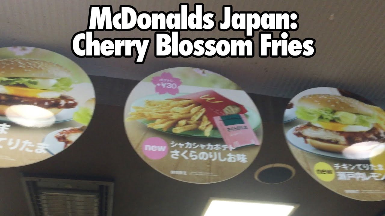 McDonalds Cherry Blossom Fries マクドナルドさくらのりしおシャカシャカポテト