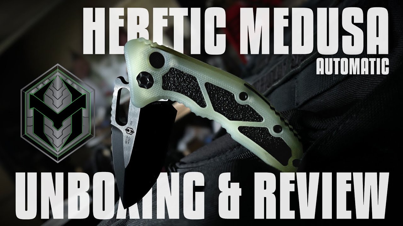 Heretic Knives Medusa | Jade G10 | Unboxing & Review