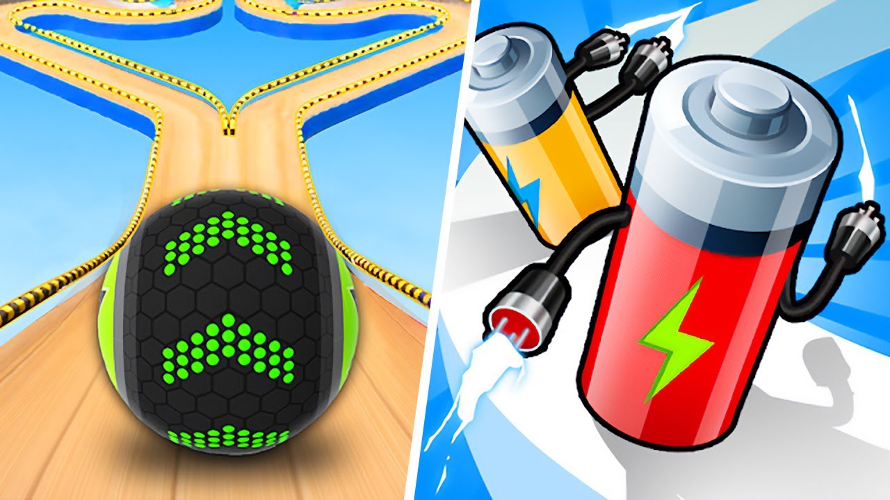 Going Balls | Battery Run - All Level Gameplay Android,iOS - NEW APK BIG UPDATE