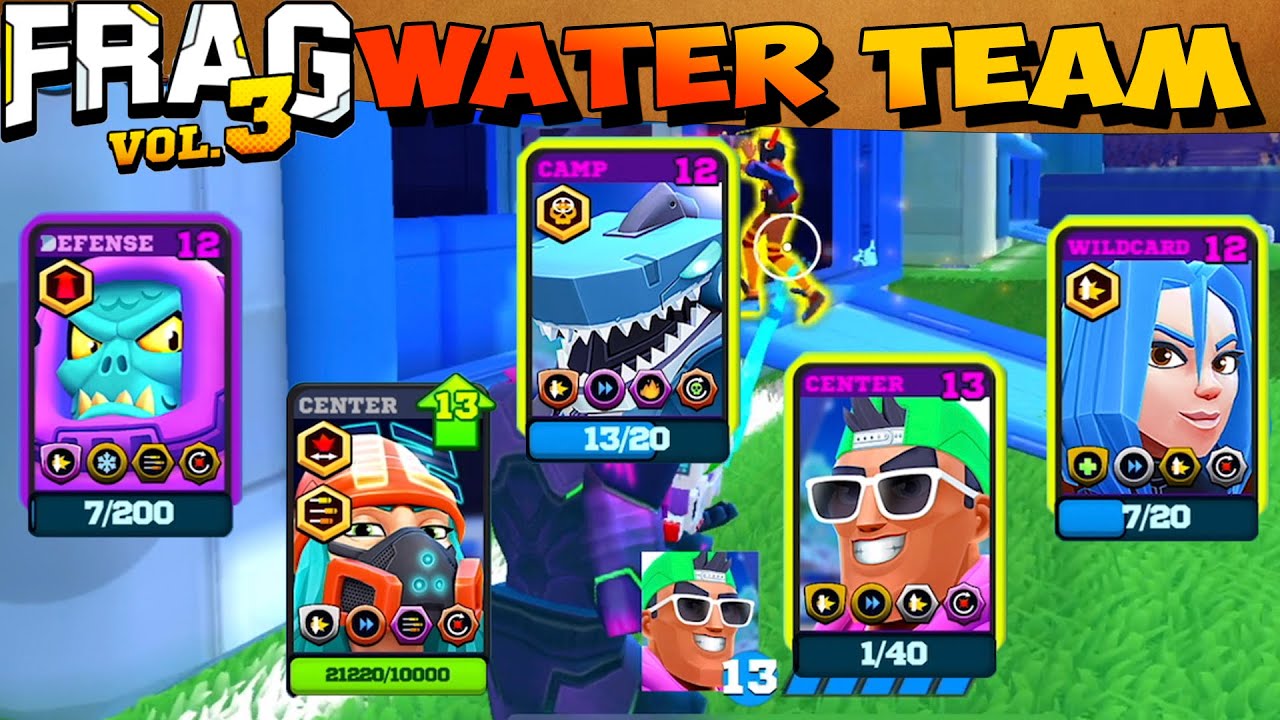 FRAG Pro Shooter Vol.3 - Water Team😉Gameplay🔥(iOS,Android)