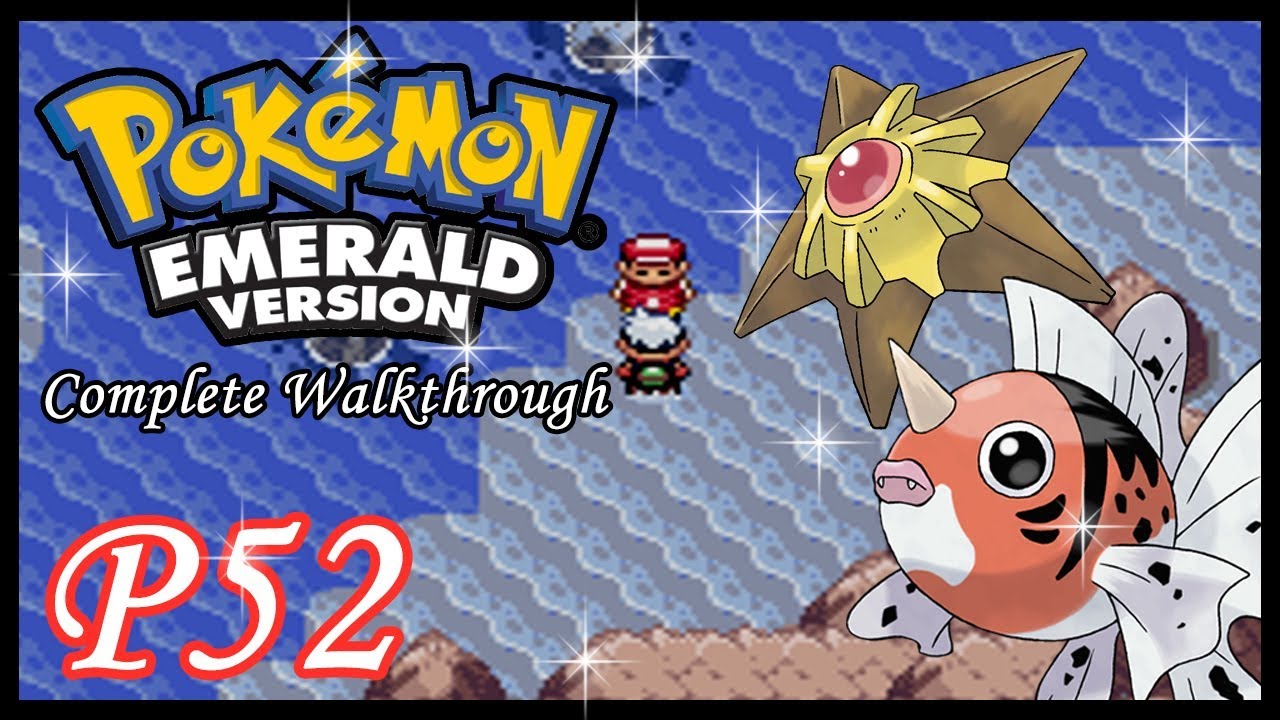 Pokemon Emerald - CW - Part 52: Route 127 & 128 (Sea Route) (HD 1080p)