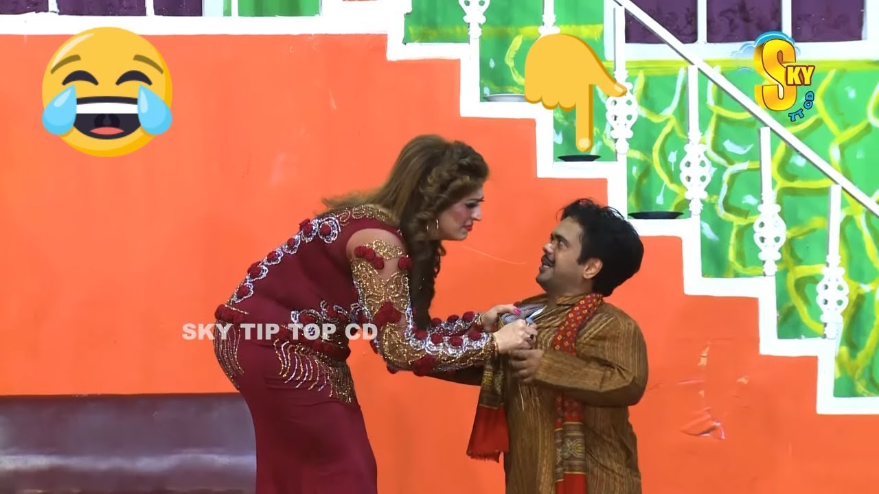 Vicky Kodu with Asha Choudhary and Amjad Rana | Stage Drama Haseeno Ka Mela | full Comedy Clip 2020