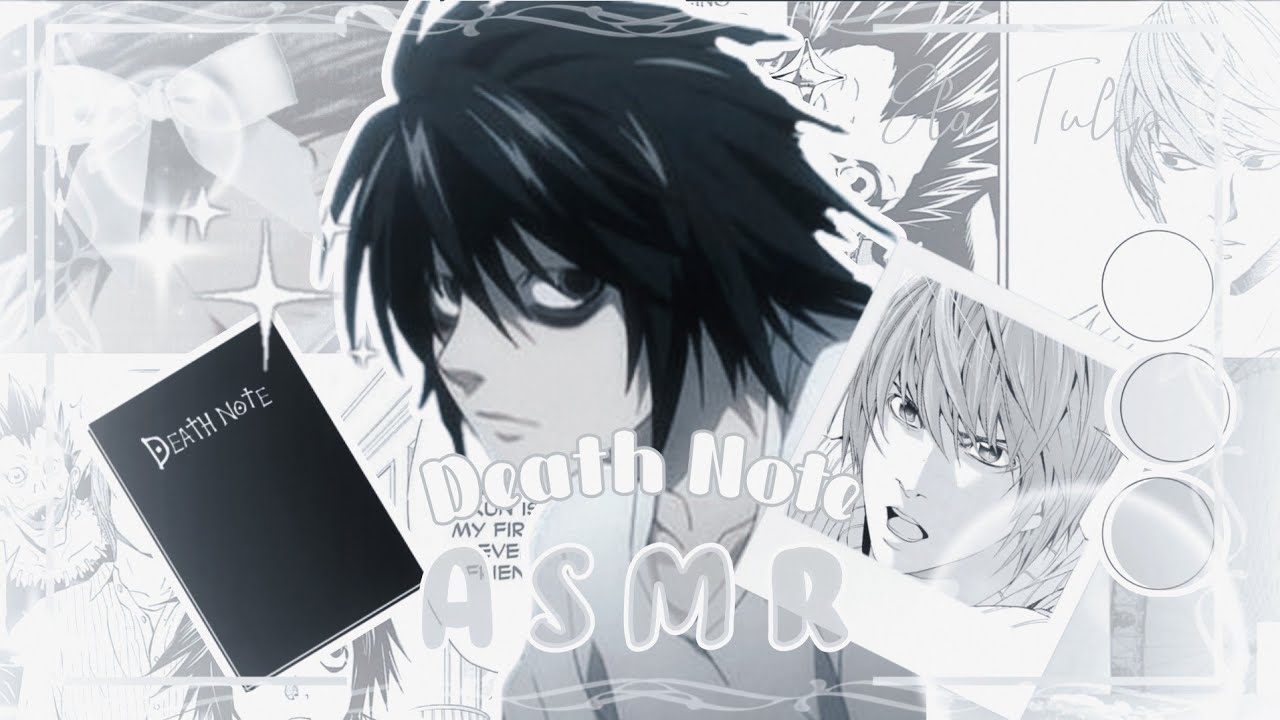 ₊⊹𝑨𝑺𝑴𝑹 ִֶָ🩶┆˖𖥔Death Note┆Merch + Susurros ɞ˚‧｡