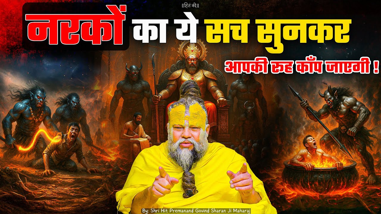 नरकों का ये सच सुनकर आपकी रूह काँप जाएगी ! // 10-08-25 // Shri Hit Premanand Ji Maharaj