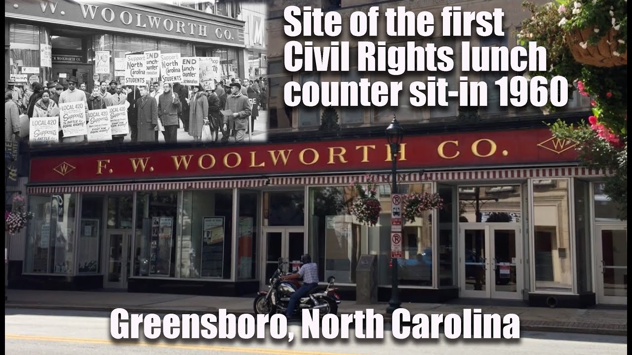 The Woolworth where the first Civil Rights Lunch Counter Sit-in took place in 1960 Greensboro, NC