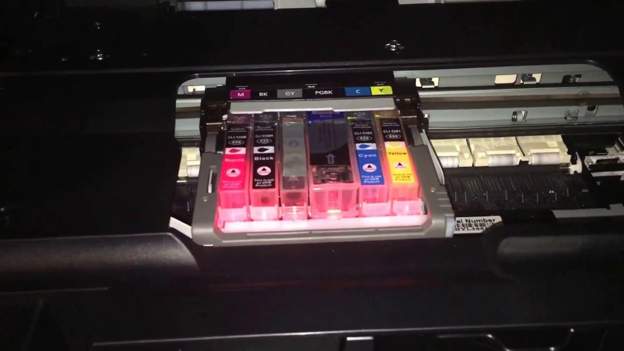 Canon Pixma Drucker Tinten Patrone wechseln Farbpatrone ersetzen im Multifunktionsgerät Anleitung