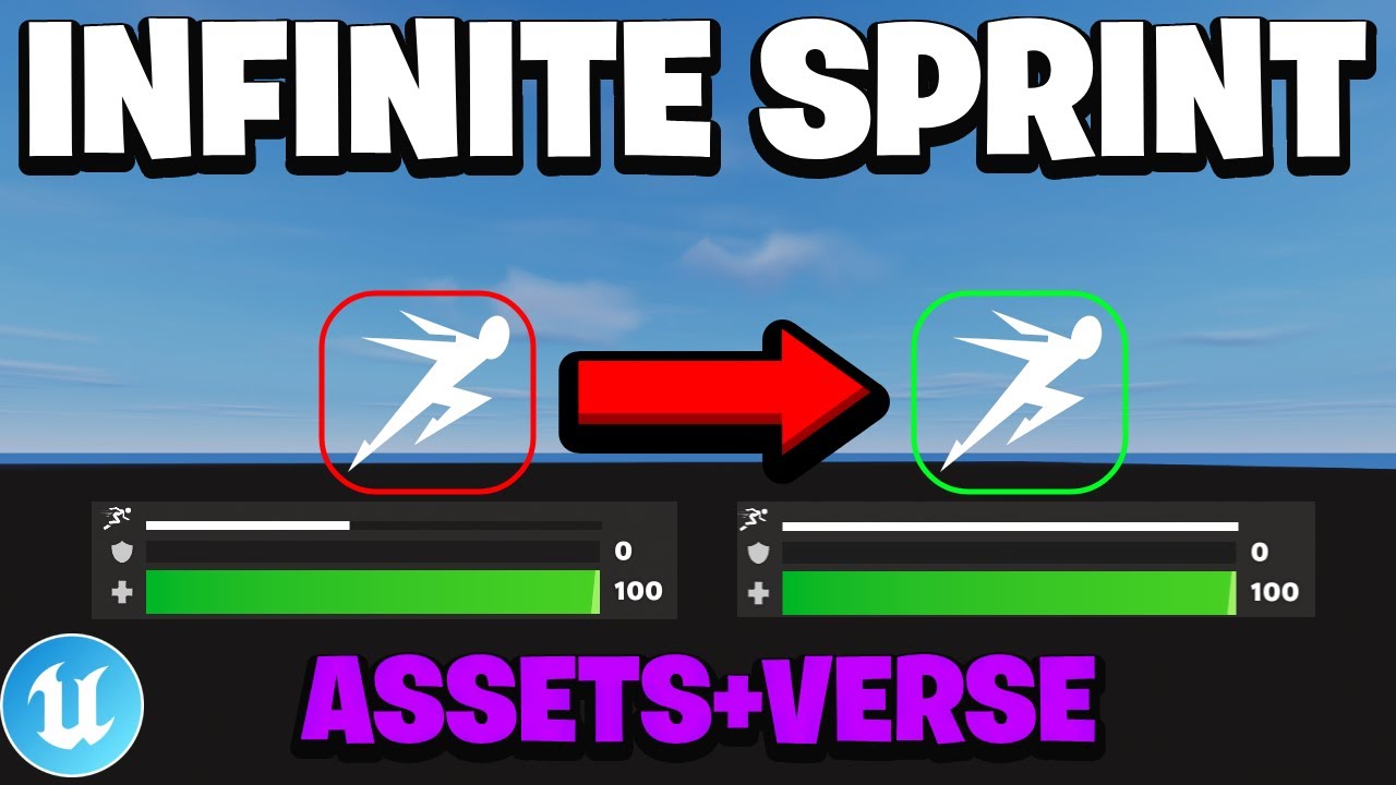 How to make INFINITE SPRINT in UEFN!