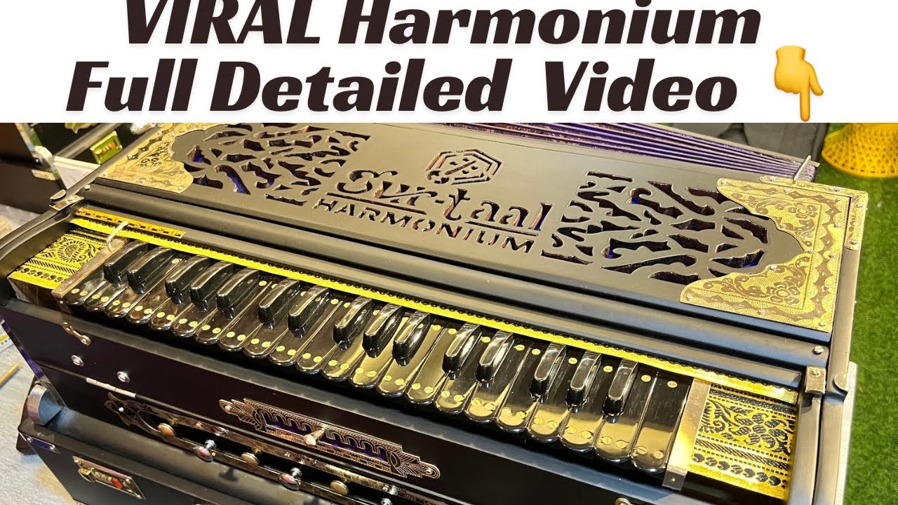 The Viral Black & Golden Harmonium - Full Demonstration | Premium 3 Line 9 Scale Changer