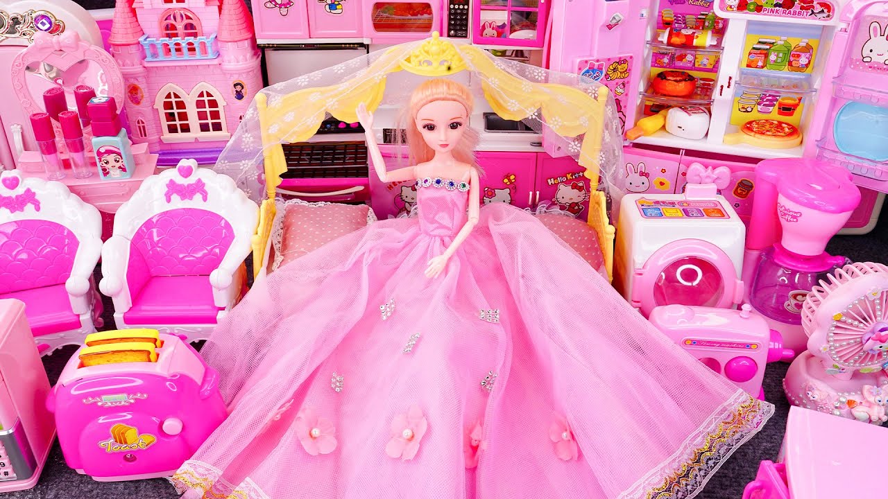 20 Minutes Satisfying Unboxing Super Royal Wedding Princess Furniture PlaySet Toy Review | ASMR