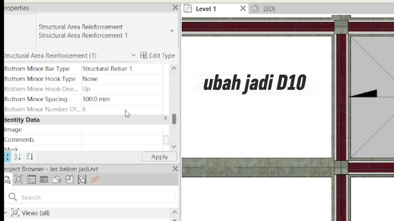 CARA BUAT PLAT LANTAI DENGAN FITUR AREA REVIT