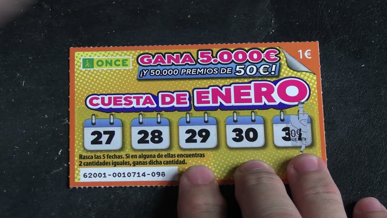 NUEVO RASCA CUESTA DE ENERO EP 1 –  RASCAS PREMIADOS DE LA ONCE 2025