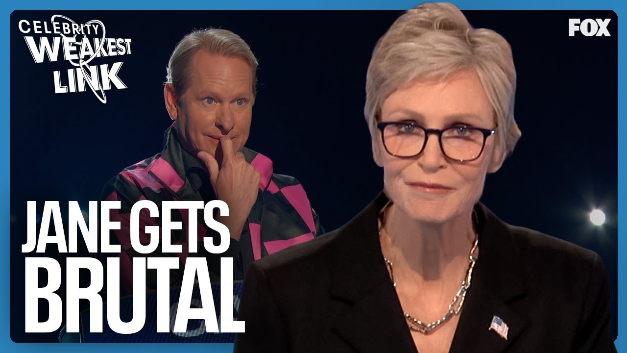 Jane Lynch Roasting the Contestants for 5 Minutes Straight | Celebrity Weakest Link