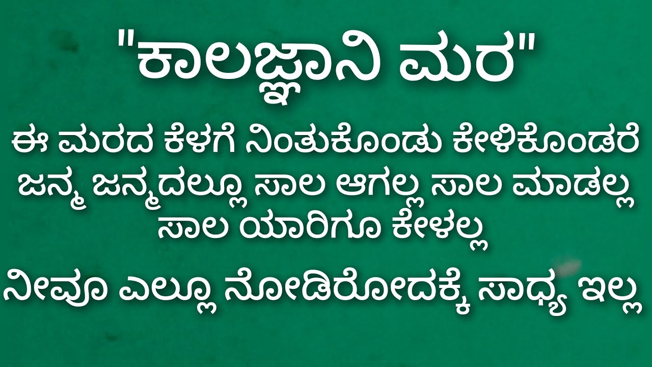 ಕಾಲಜ್ಞಾನಿ 