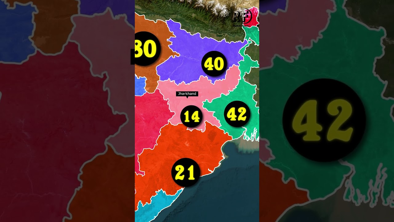 Lok Sabha Seats of Indian States & Union Territories  #facts @rohitfacts65