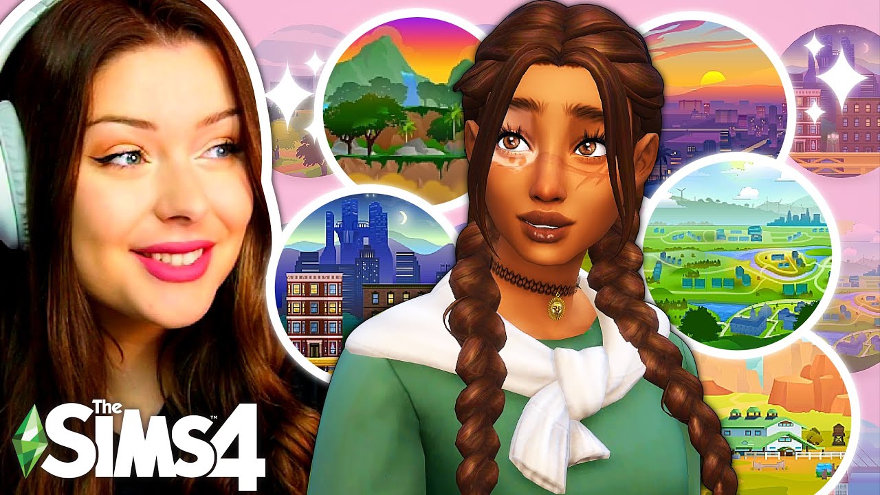 Каждый сим — это уникальный МИР в The Sims 4 CAS Challenge