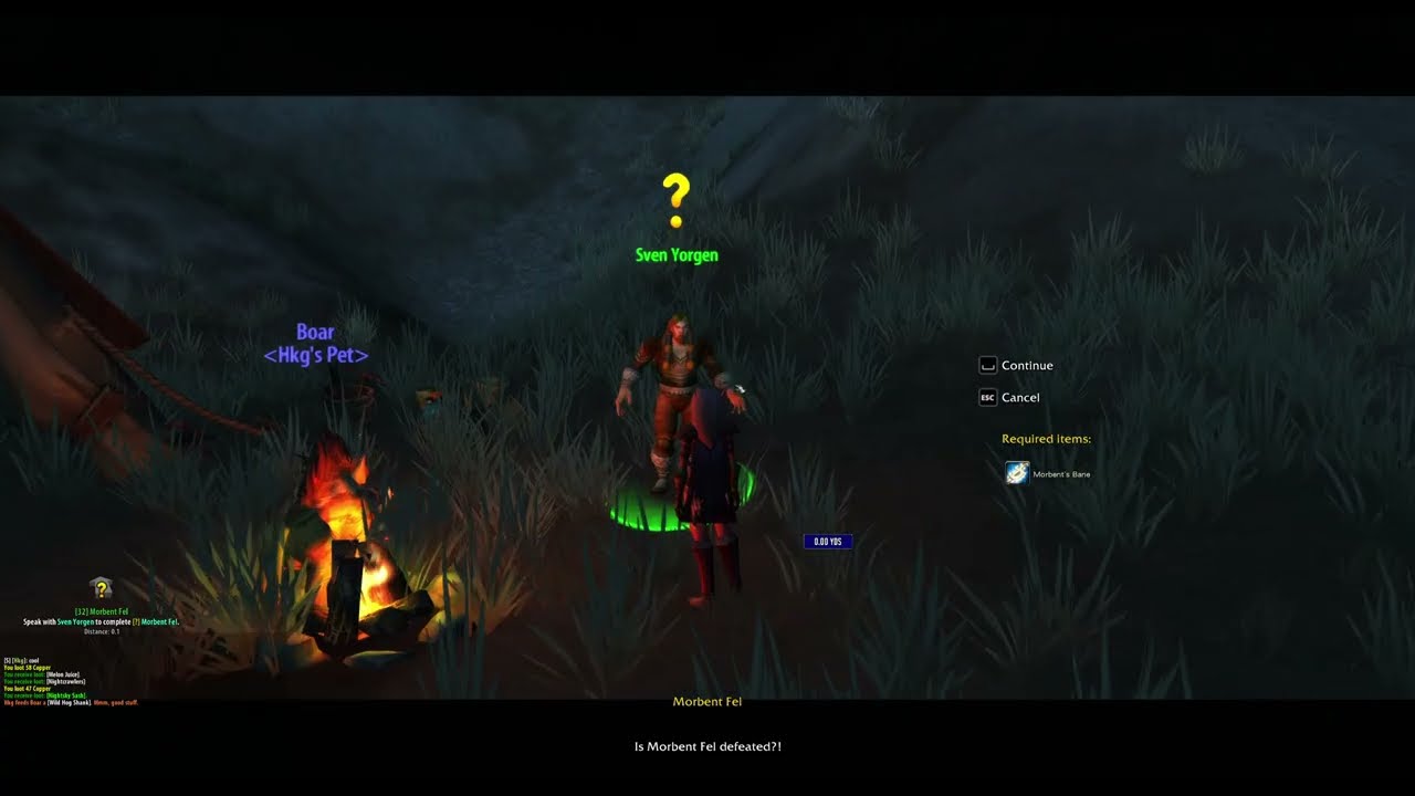 [32G] Морбент Фел | Сумеречный лес (ID: 55) — Turtle Wow Quest Database
