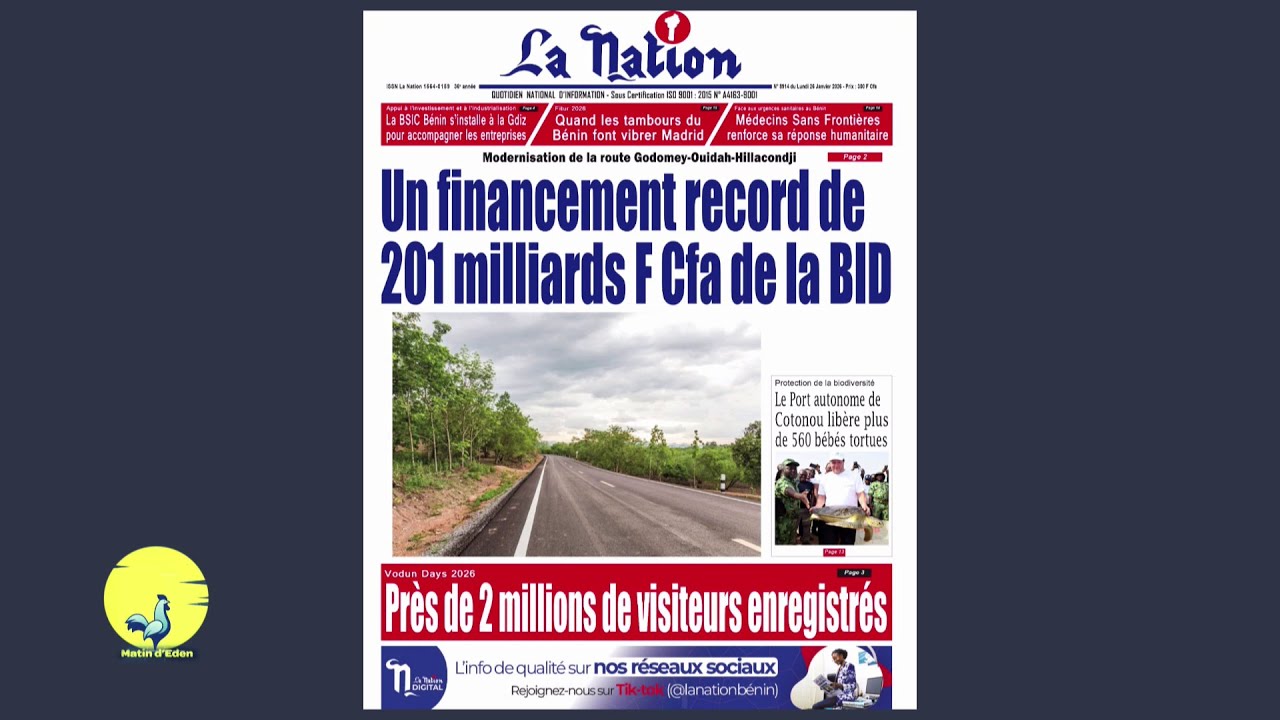 Analyse du 26 Janvier 2026 sur Matin d'Eden