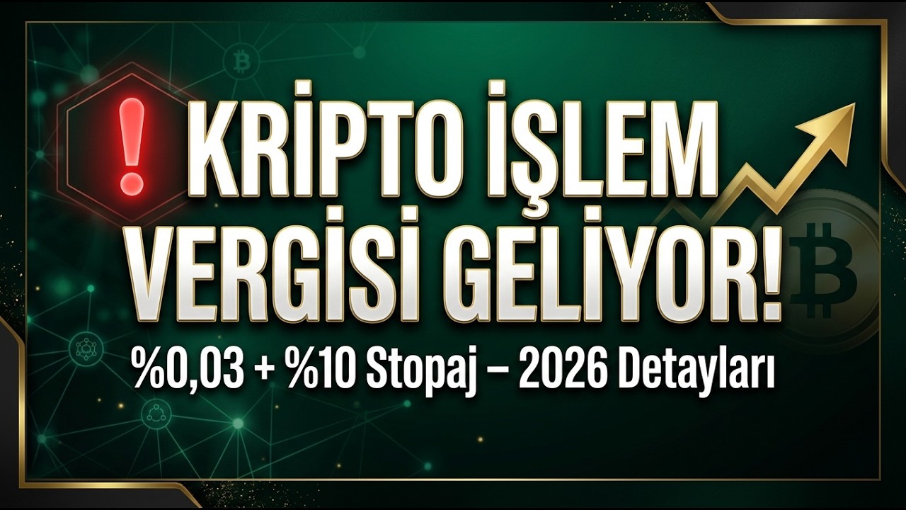 Kripto Vergisi Geliyor: %0,03 + %10 Stopaj Nasıl &Ccedil;alışacak?