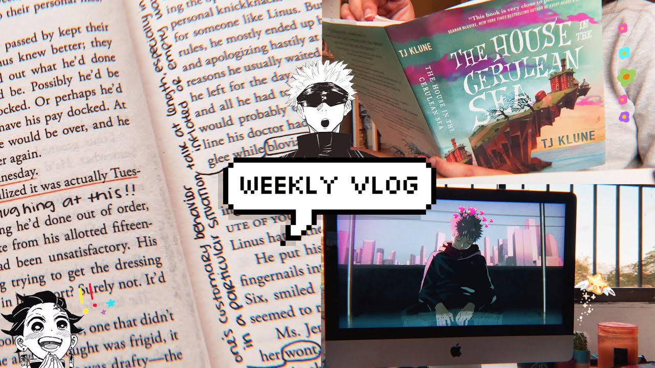 jujutsu kaisen, new favorite book and my annotations: a vlog ☁️☕️