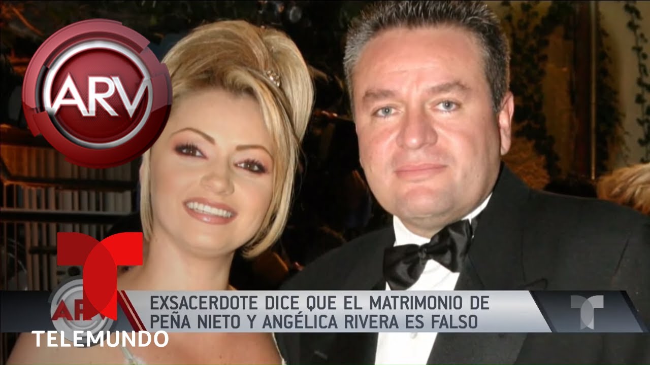 Revelan que Angélica Rivera sigue casada con su primer esposo | Al Rojo Vivo | Telemundo