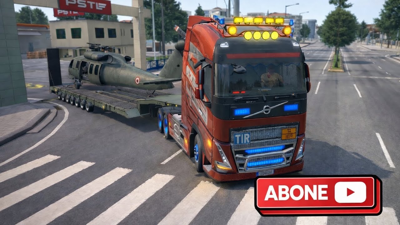 TIR ile Helikopter Taşımak! 🚁💪 Ağır Yük Operasyonu | Ultra Gerçekçi Sürüş