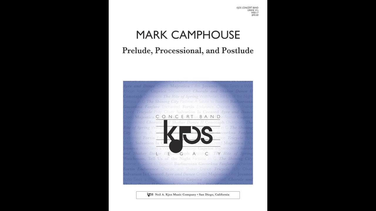 Prelude, Processional, and Postlude WB517 - HD