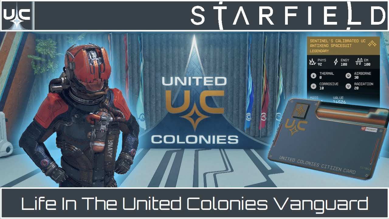 Starfield — Жизнь в UC Vanguard (без спойлеров)