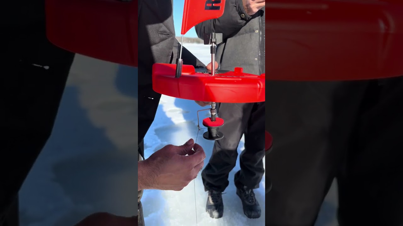 Rapala Tip up -Best tool for ice Fishing #rapala