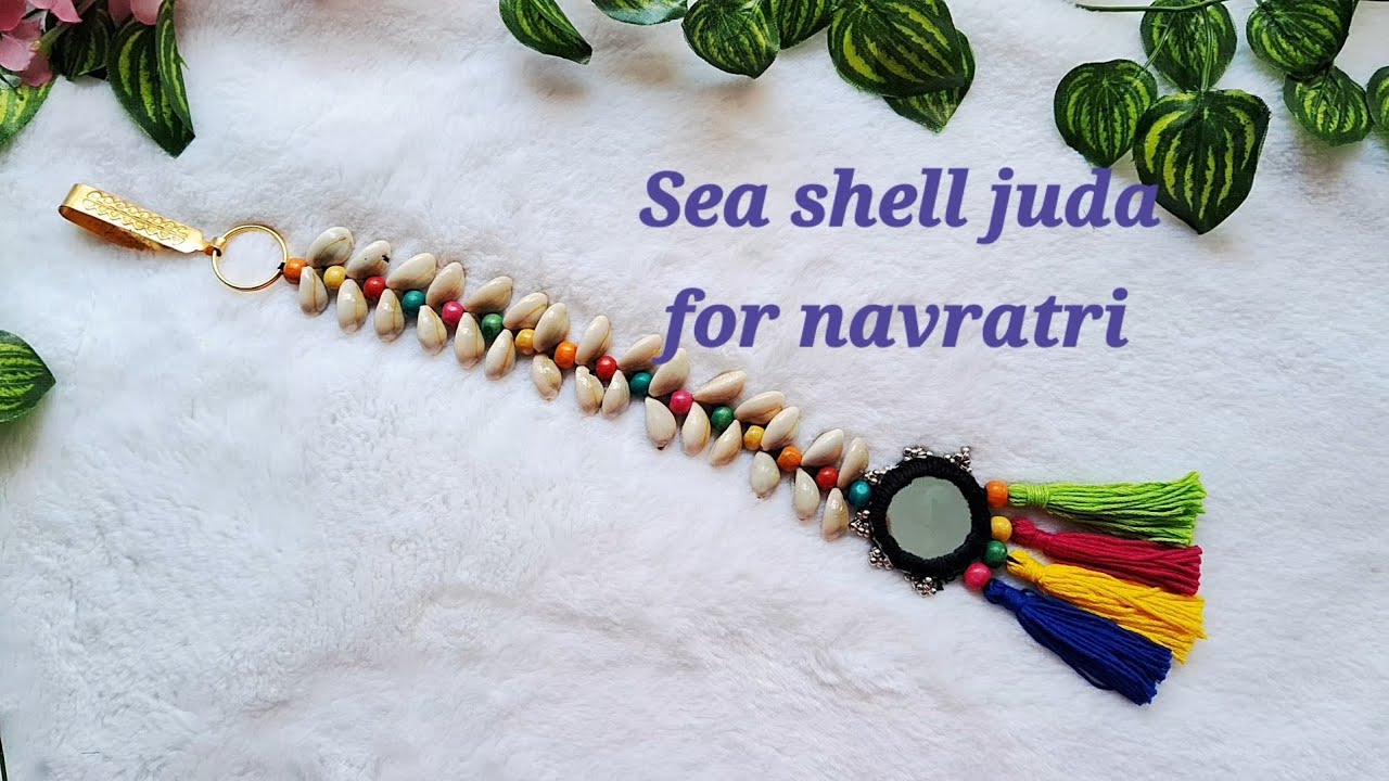 Diy Cowrie Shell Juda For Navratri |#diy #navratri #viralvideo #video #handmade #2025 #trending 